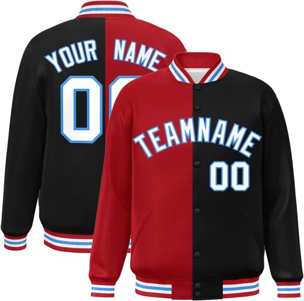 Custom Baseball Varsity Bomber Jacket - Unisex Streetwear Letterman Jacket with Graphic Design